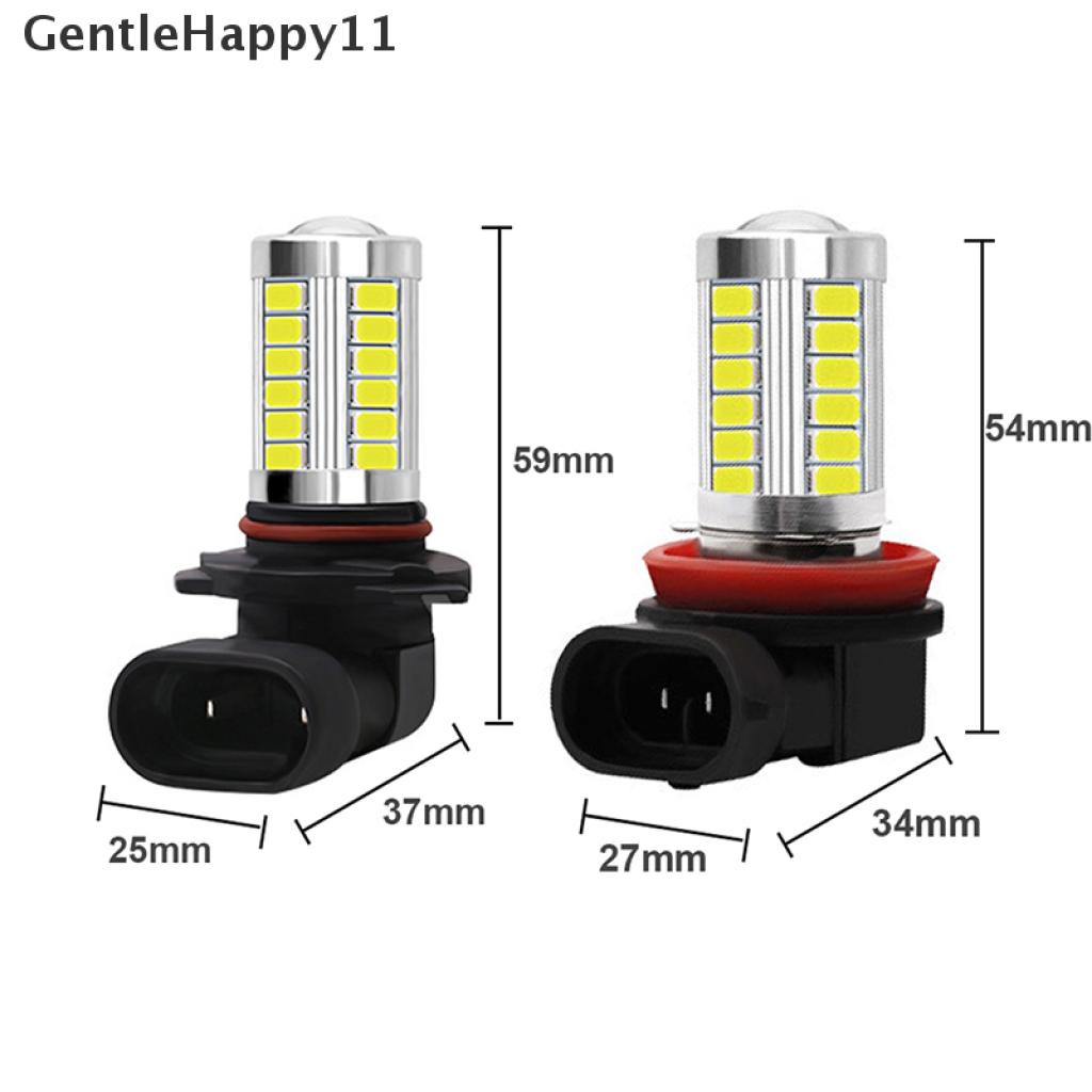 Gentlehappy 2Pcs Mobil H8 H11 LED 90059006 5630 33SMD Lampu Kabut Siang Hari Running Light Bulb