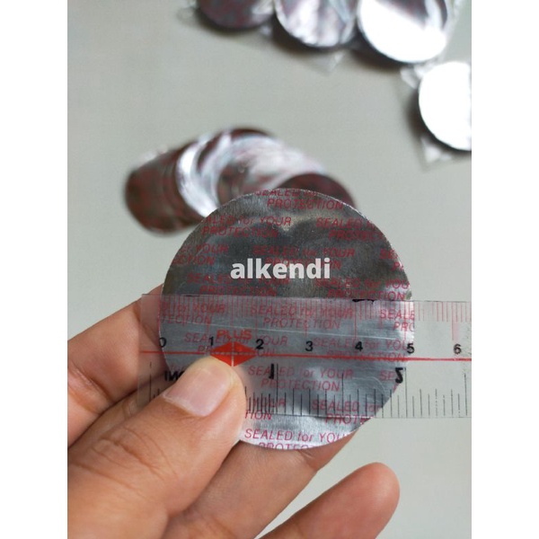 [GROSIR] SEAL ALUMUNIUM FOIL 52 MM (100 PCS)