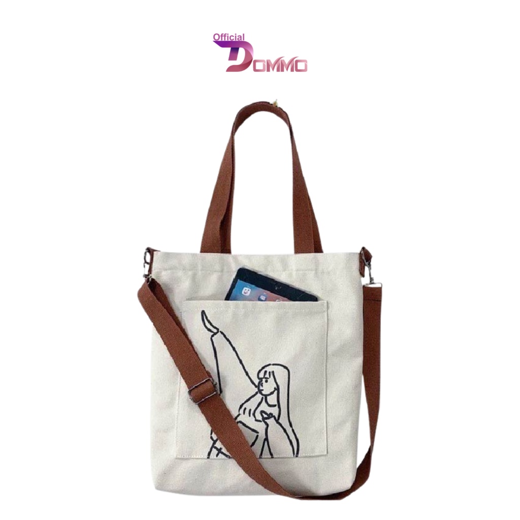 [LOKAL] DOMMO - D1320 Tote Bag GRACE - Tote Bag Wanita Morymony