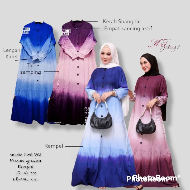 GAMIS TWILL ORI GRADASI