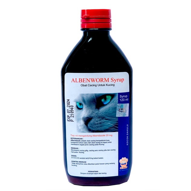 Jual Obat Cacing Syrup Kucing Albenworm Ml Sirup Alben Worm Raid All Oren Petshop Shopee