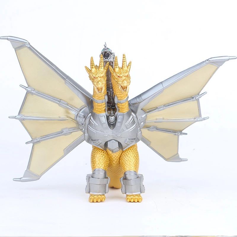 Figure Godzilla Monster Mecha Ghidorah - Mainan Figure hiasan topper monster Ghidorah