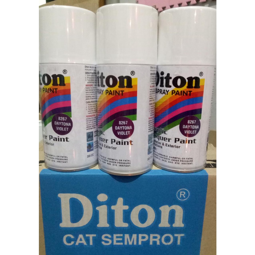 cat semprot pilok pilox diton daytona violet 8267 300cc unggu purple 300cc