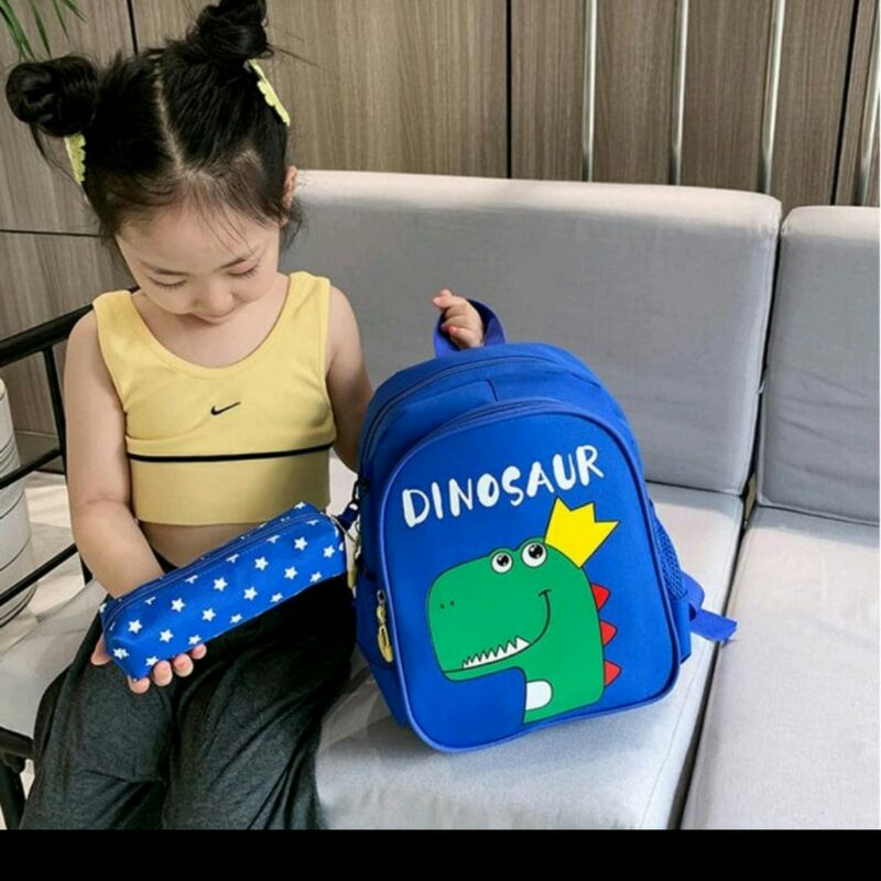 Tas Ransel Sekolah Tk - Sd - Dinosaur