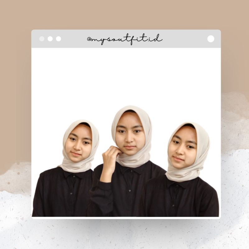 MYS HIJAB PARIS - HIJAB SEGI EMPAT PARIS - HIJAB BOX - HIJAB HAMPERS