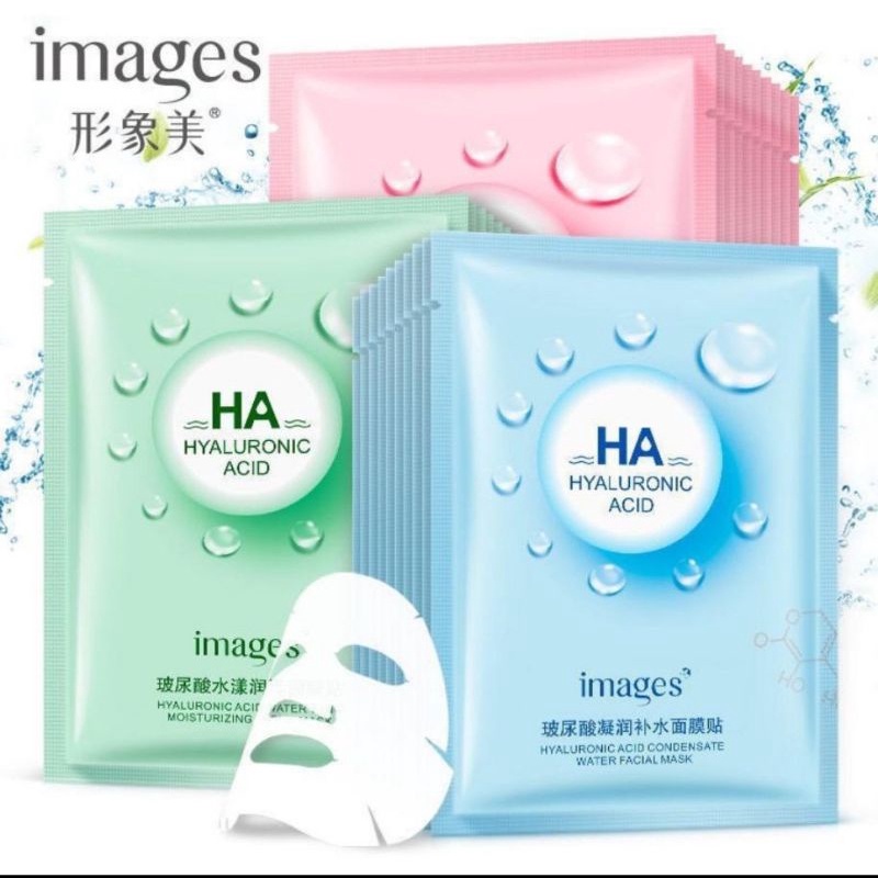 MASKER TOPENG IMAGES HYALURONIC ACID/MASKER TISSIU HA