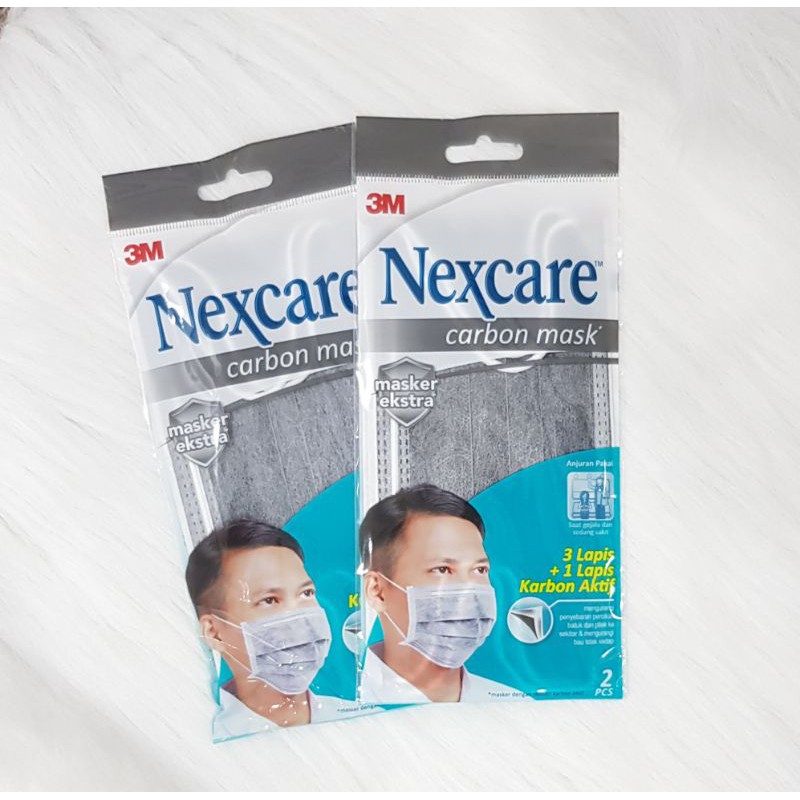 Masker Nexcare Carbon 1Sachet isi 2Pcs