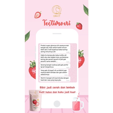 Super Glow Collagen Drink Minuman Pemutih Badan Cepat Permanen | Suplemen Pemutih Kulit | Suntik Putih | Mencerahkan Kulit | Glowing | Glasskin