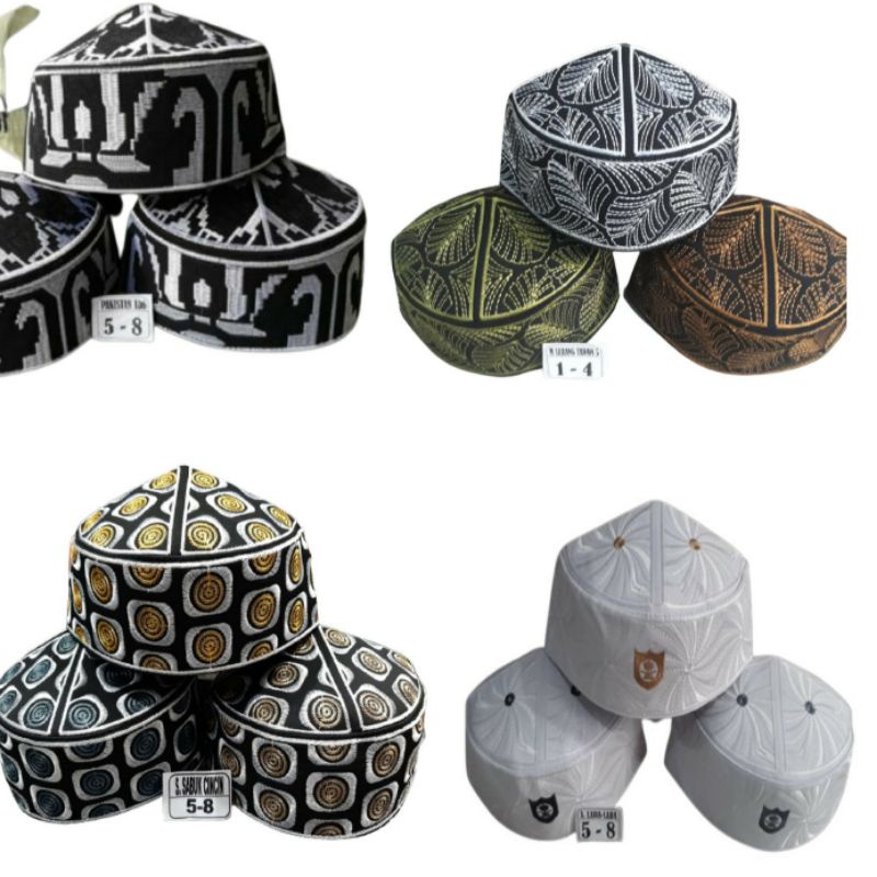 Peci Kopiah Solmed Pakistan variasi motif