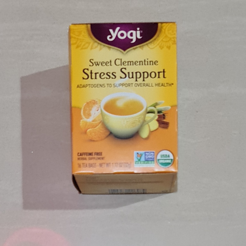 Teh Yogi Tea Sweet Clementine Stress Support 16 x 2 Gram