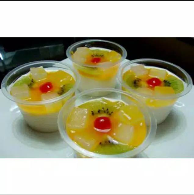 Cup Puding + tutup - mika puding 120ml gelombang dan cup puding - mika puding 100ml wadah puding