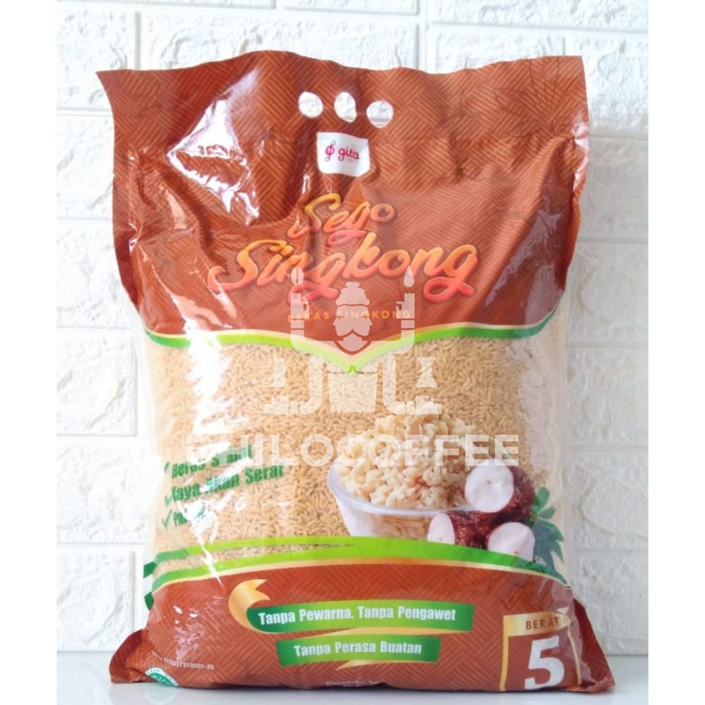 Gita Sego Singkong 5 Kg | Beras Singkong Sehat Organik