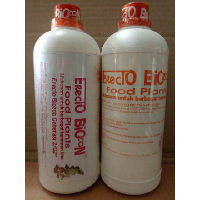 PUPUK CAIR ERECTO BIOZON G2 TUTUP ORANGE 1L