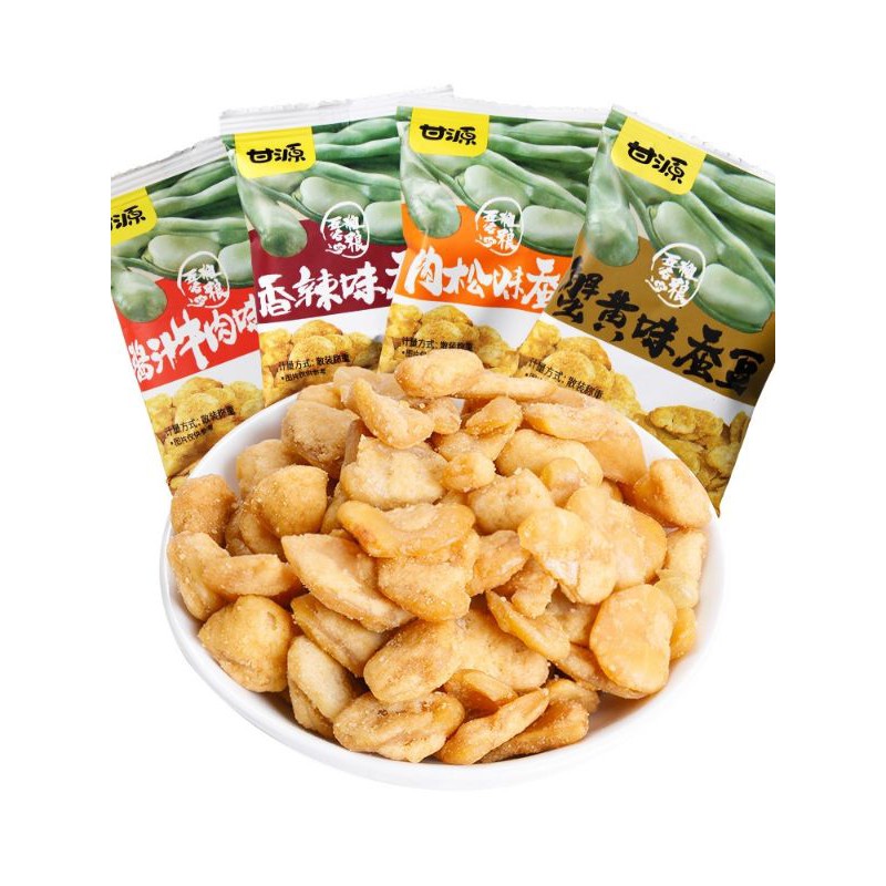 

*Snack Import* Broad Beans Crab Egg/Spicy--Kacang Fava Rasa Telur Kepiting/Pedas Gurih--蟹黄/香辣蚕豆 23gr