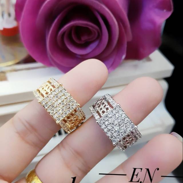 Xuping cincin lapis emas 24k 3006