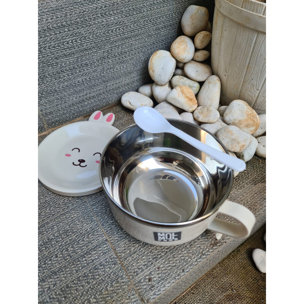 SUPER MQL Mangkok Stainless Steel / Korean Fresh Bowl Mangkuk Mie