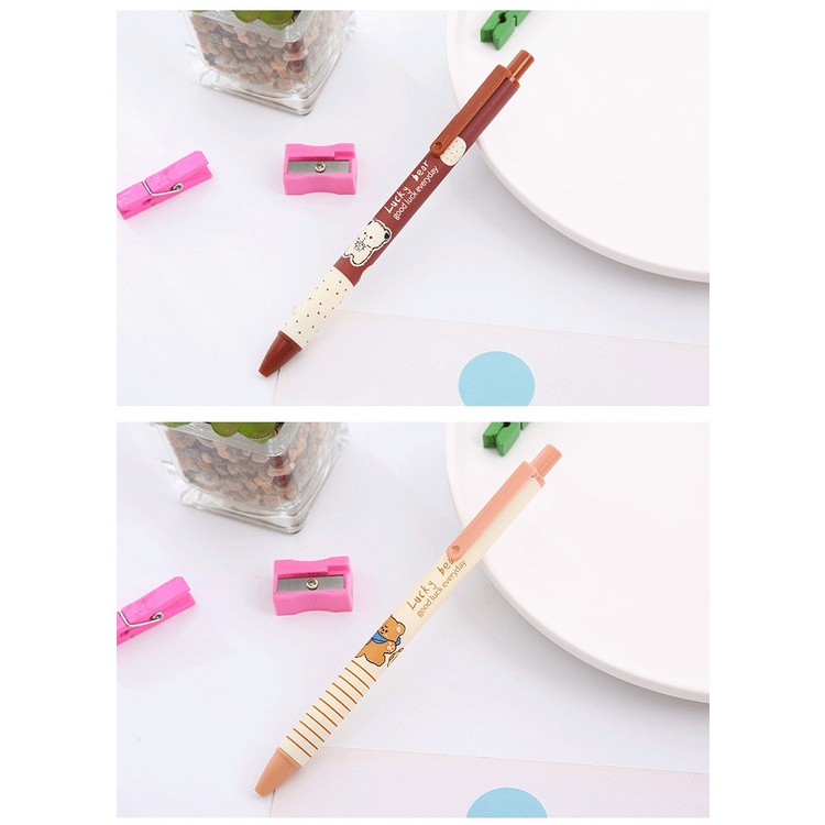 6 pcs Pena Bolpoin Pulpen Bulpen Cetek Gel Cair 0.5 mm ST0031 OSM
