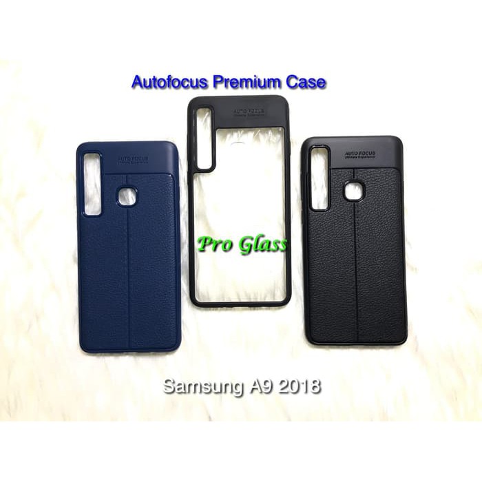 C102 Samsung A5 / A8 / A9 2018 Auto Focus Case Premium TPU leather Silicon