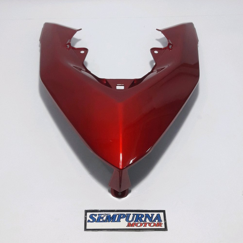 Cover Dasi Tameng Honda Vario 125 Led Warna Merah Marun Tahun 2017