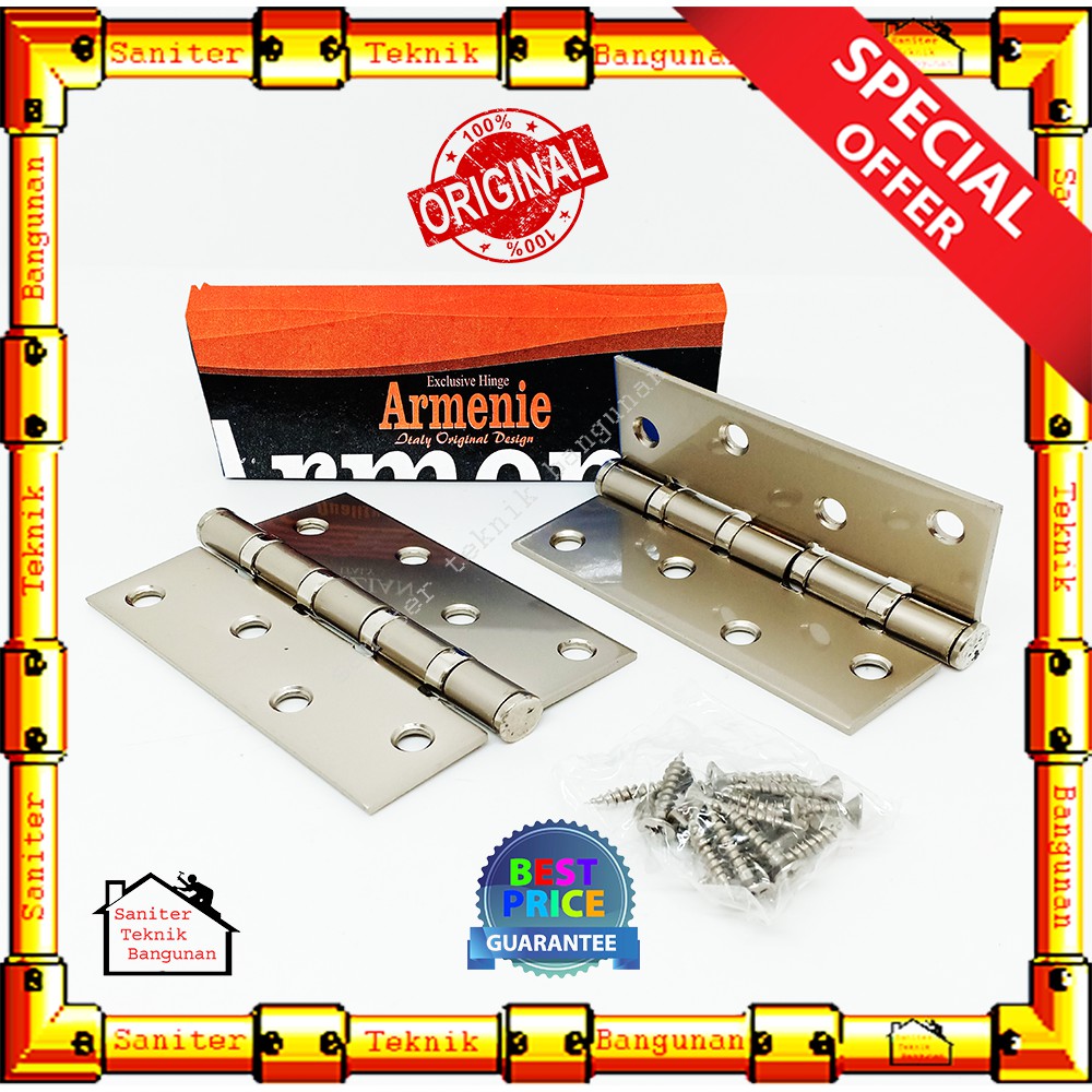 Engsel Pintu Tebal 4&quot; Inch Armenie SN