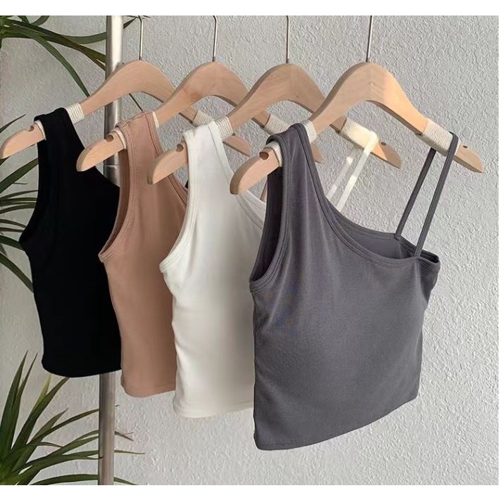 BV.ID BR739 BRA BH TANKTOP CROP TOP TALI SAMPING PAKAIAN DALAM WANITA CEWEK KOREA TANK TOP CUP BRA