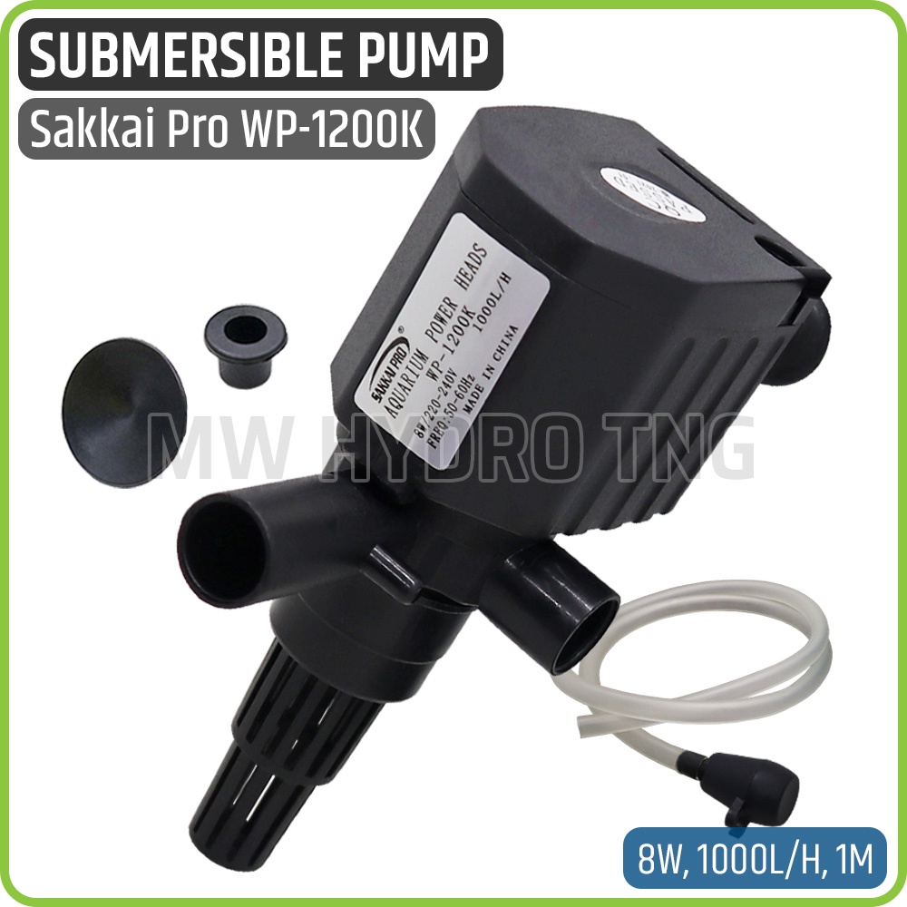 SAKKAI PRO WP-1200K , Submersible Water Pump, 3 in 1 - Pompa Air Celup