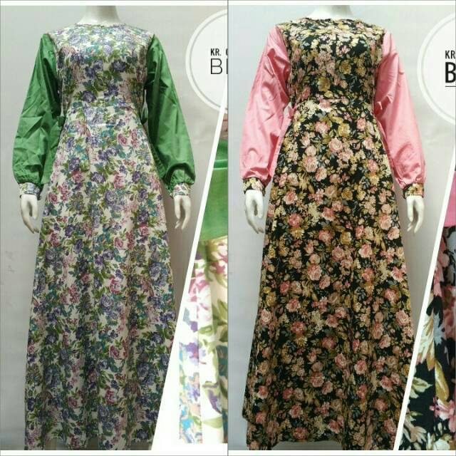 Gamis motif kombi / karina dari Kiky collection
