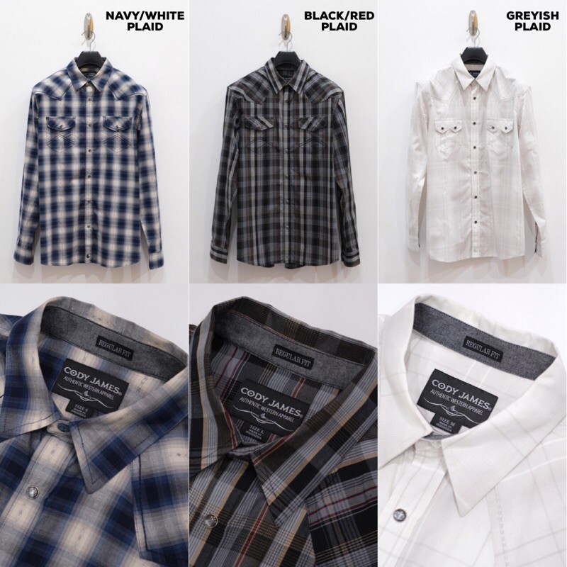 Kemeja Cody James Original Long Sleeve Western Shirt CJ-LSS-03