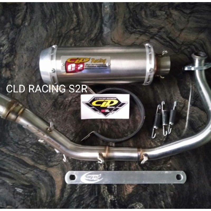 KNALPOT CLD RACING NEW VARIO 125/150 TYPE C2 BULAT NEW PIPA ATAS ORIGINAL