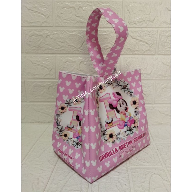 

TAS SOUVENIR "MIREY BAG* /tas idulfitri/tas lebaran/min 2lsn ( tanpa pita dan thx card)