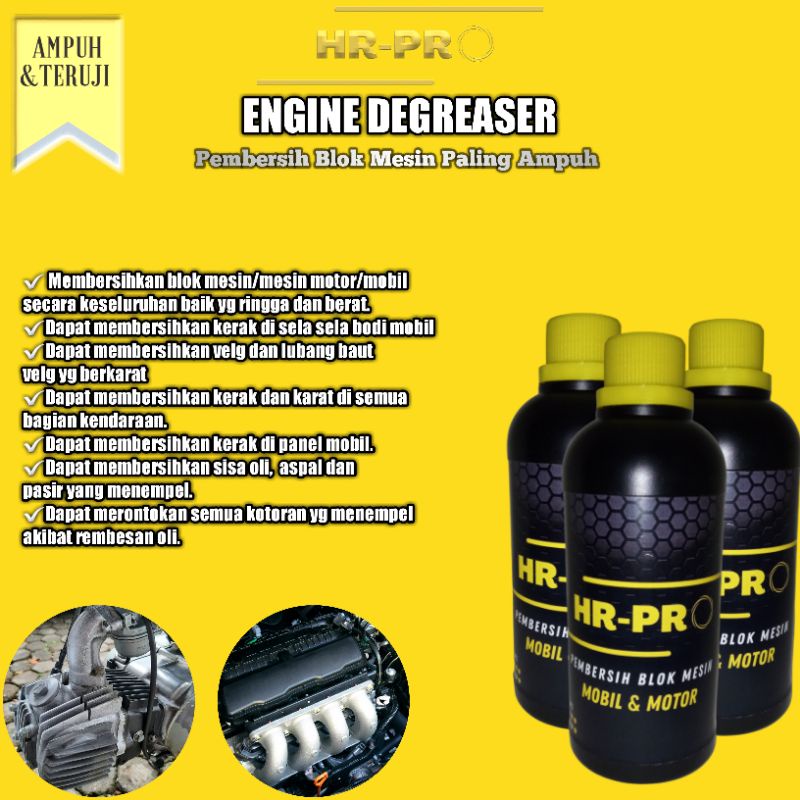 cairan pembersih kerak mesin motor