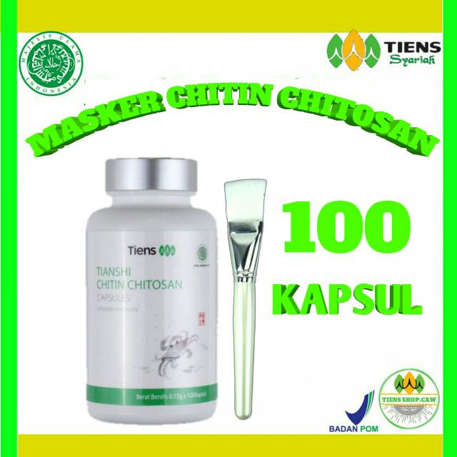 Masker Chitin Chitosan Original Tiens Syariah