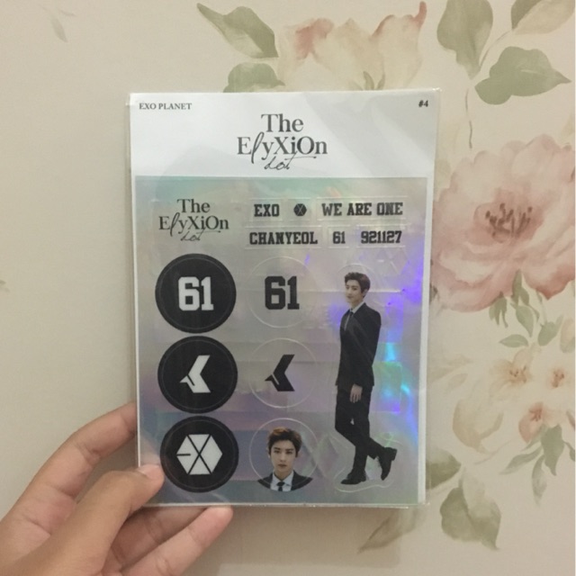 chanyeol elyxion deco sticker