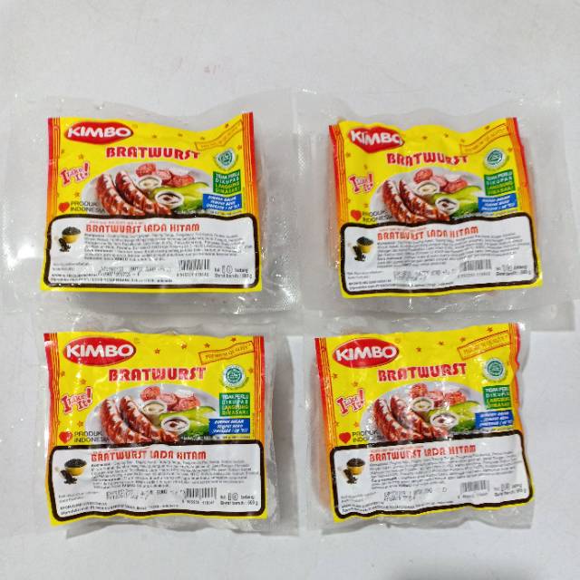 

KIMBO sosis mini lada hitam 500gr