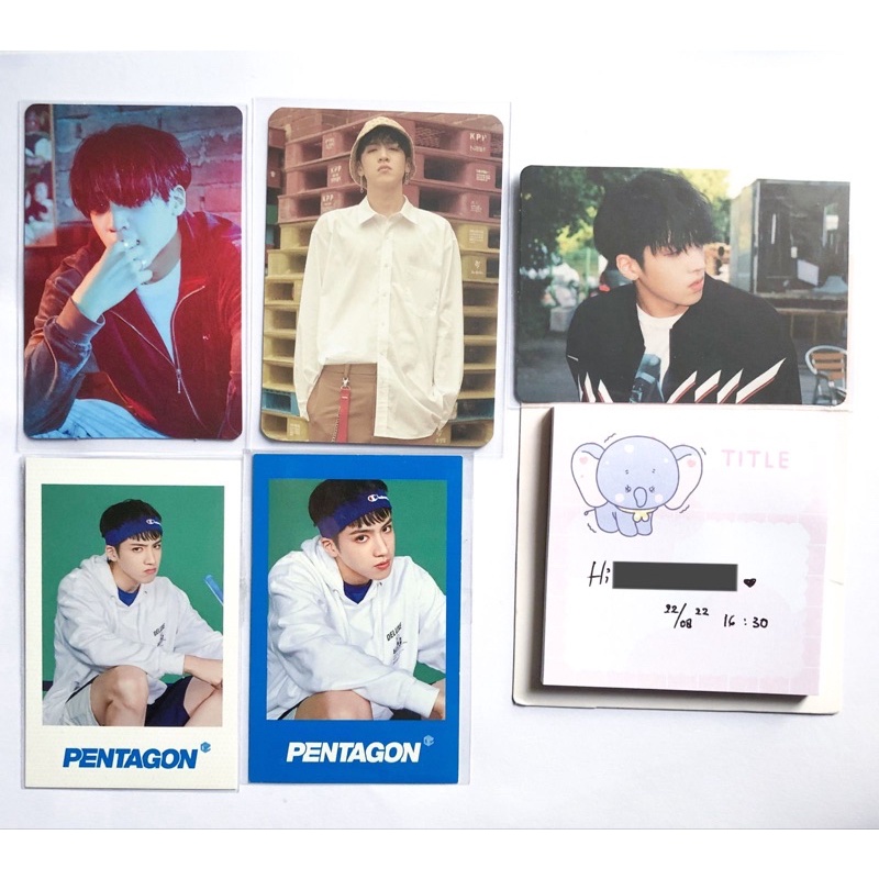 [BOOKED] PENTAGON WOOSEOK PHOTOCARD
