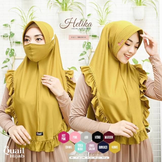 Jilbab Quail model Helika
