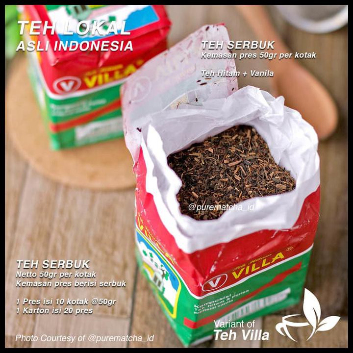 

Teh Villa Indonesian Black Tea Teh Hitam Serbuk Lokal Indonesia Pres