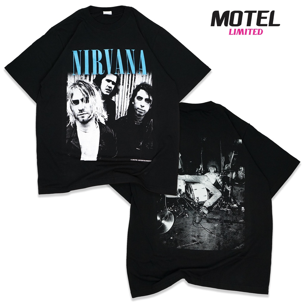 [MOTEL LIMITED] NIRVANA KAOS VINTAGE KAOS BOOTLEG OVERSIZE