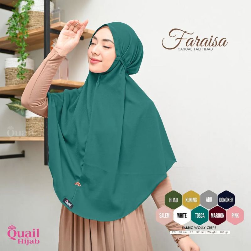 Faraisa Quail Hijab//Hijab tali