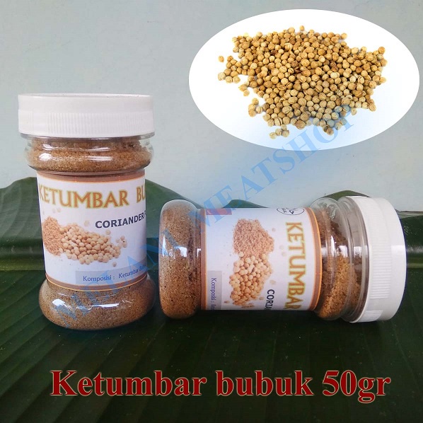 

Ketumbar Bubuk Rempah Bumbu 50gr Coriander Powder Kemasan Botol 50 gr