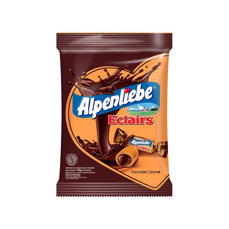 

Alpenliebe Candy Chocolate Caramel Eclairs 126G - Alhanan/04