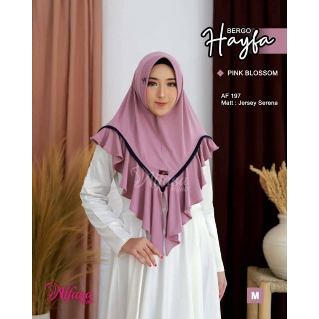 Bergo Hayfa AF 197 by Alfasa Hijab || Bergo || Cantik