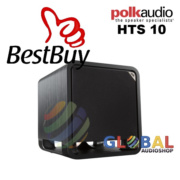 Polk Audio HTS 10 Subwoofer Aktif 10 Inch Home Theater HTS10 - Hitam