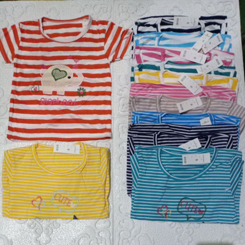 ATASAN PENDEK SALUR ANAK/LUSH KIDS=1---18 bln