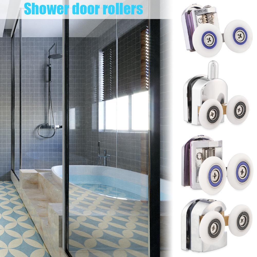 Roller Pintu Shower Nanas Aksesoris Tahan Lama Runner Roda Kamar Mandi