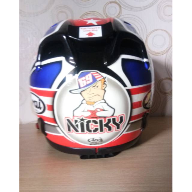 Helm Ala-ala Arai Basic Ink Cl25. Full modif 95% mirip Arai RR5.