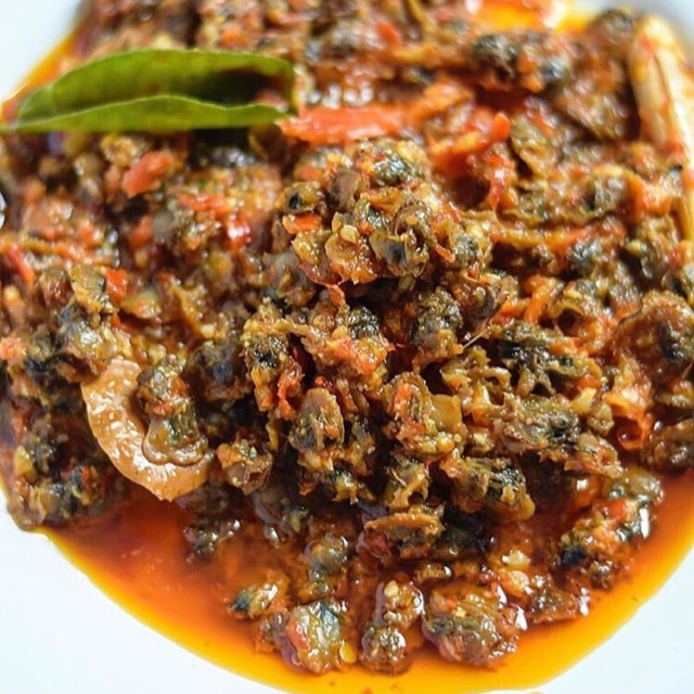 

Sambal kerang asin mercon