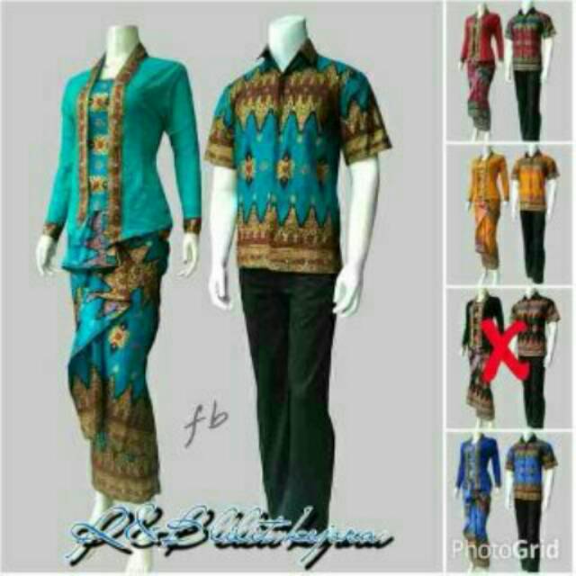 Batik Couple Pekalongan & Rok Lilit Instan | Batik Ozila Pekalongan | Sarimbit Batik Harga Grosir