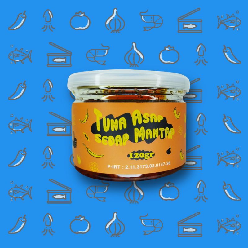 Eat Sambel - Sambel Sambal Tuna Asap Sedap Mantap Gurih Enak Pedas Cabe Asin Masakan Rumahan 120 Gra