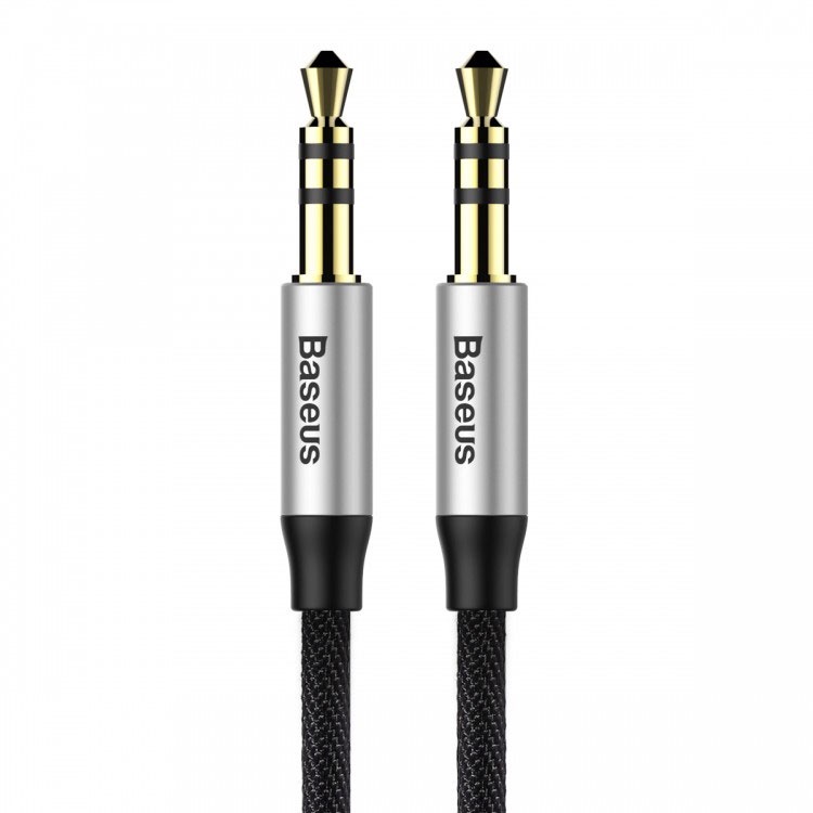 Baseus Yiven Kabel Audio AUX 3.5mm Male to Male 1.5 Meter - CAM30-CS1 - Silver